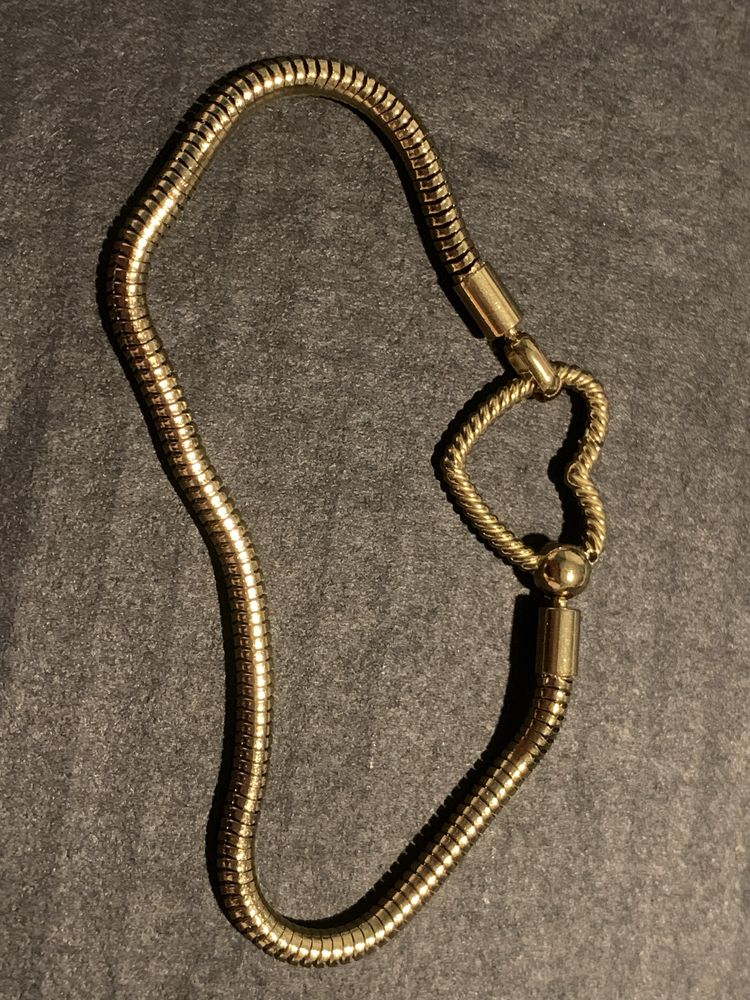 Nowa beansoletka baza charms stal chirurgiczna 316l.