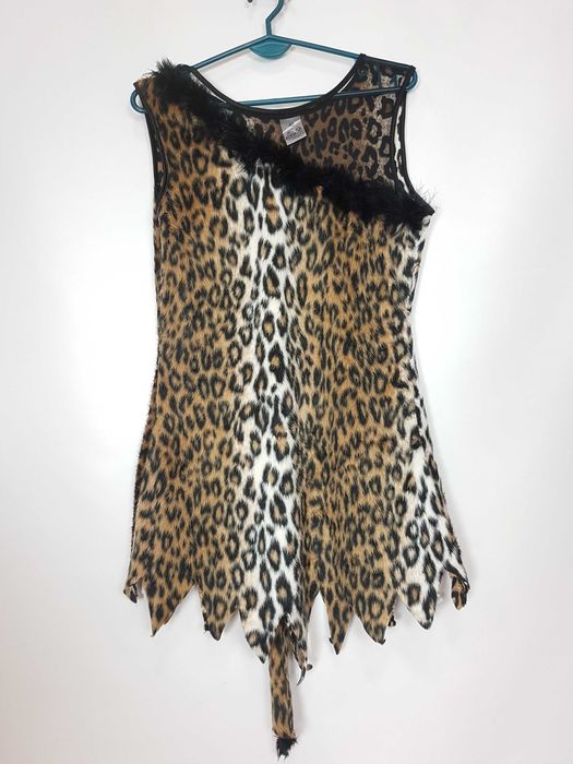 Sukienka przebranie gepard kot tygrysica rozmiar 40 AF224