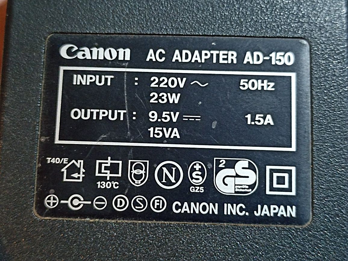 Блок живлення Canon AC Ad-150!!9.5V-1.5A.made in Japan.