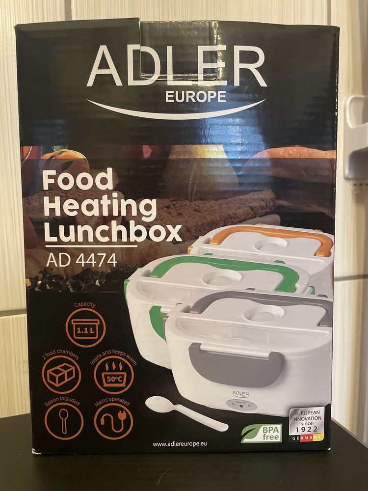 Pojemnik lunchbox podgrzewany