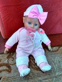 37 см Говорящая Кукла пупс малыш 

При нажатии на живот, ручки, ножки