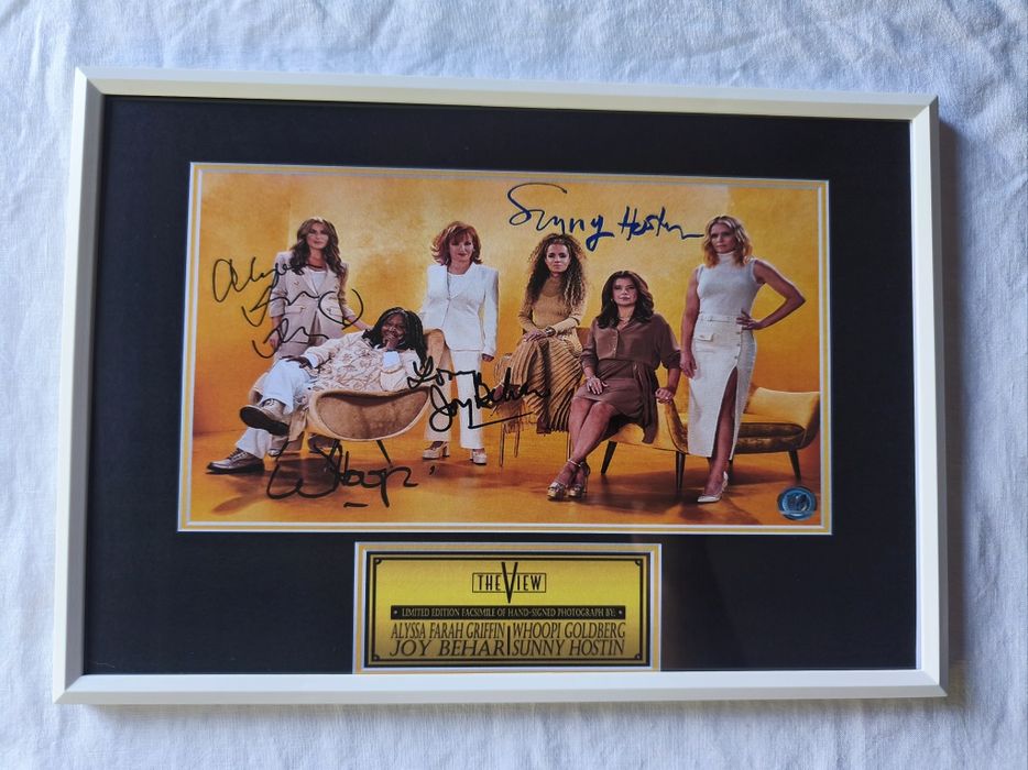 Moldura TV Show The View com Autógrafos (A4)