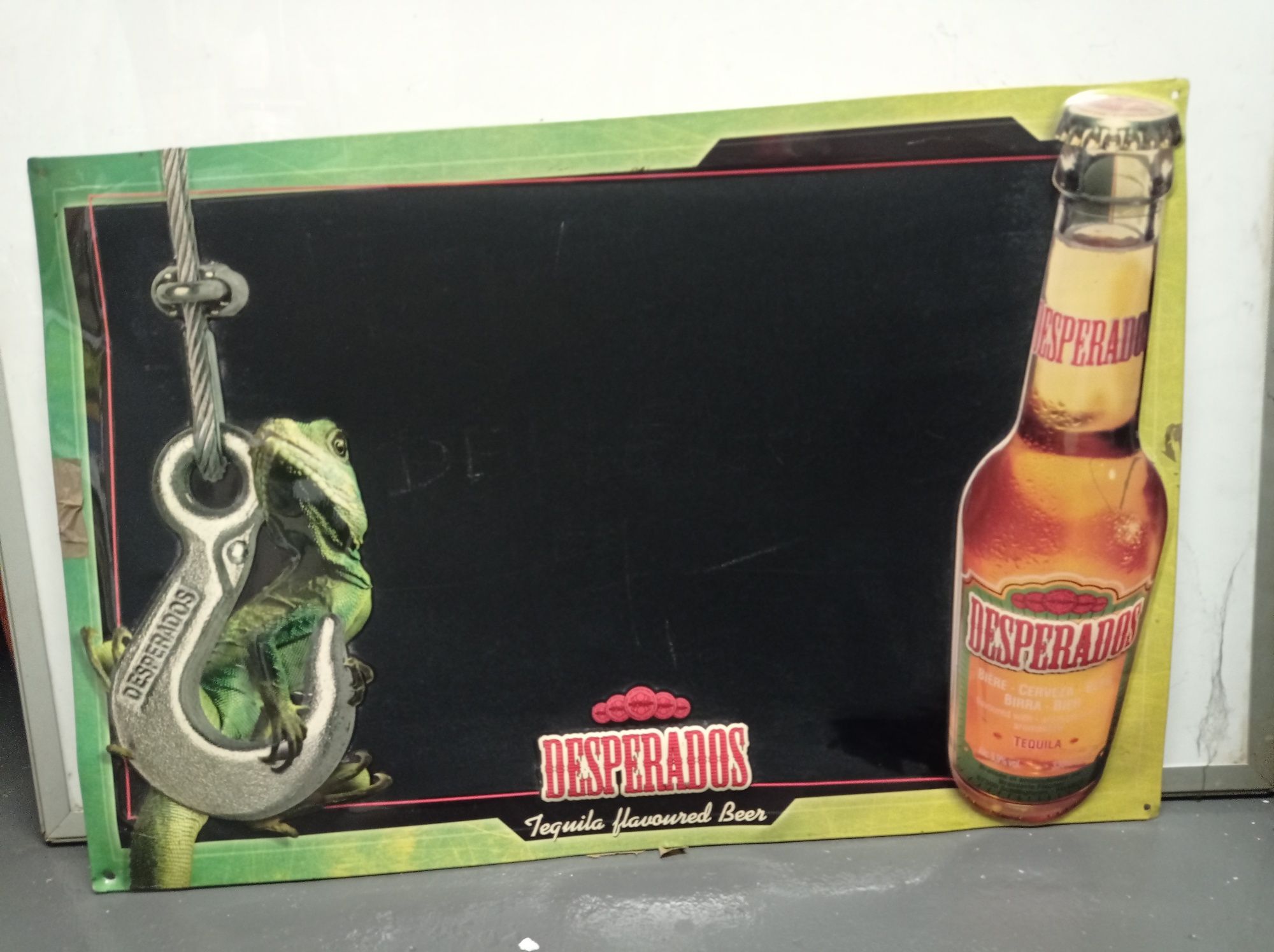 desperados tablica menu reklama metalowa