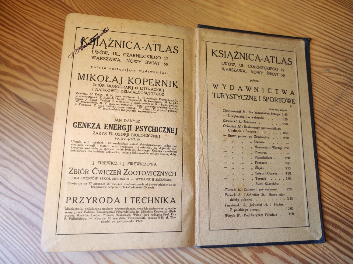 Rośliny polskie Szafer 1924 r