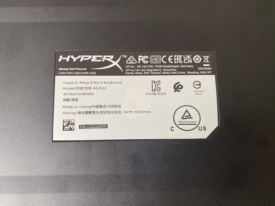 hyperx alloy elite 264354228725505124