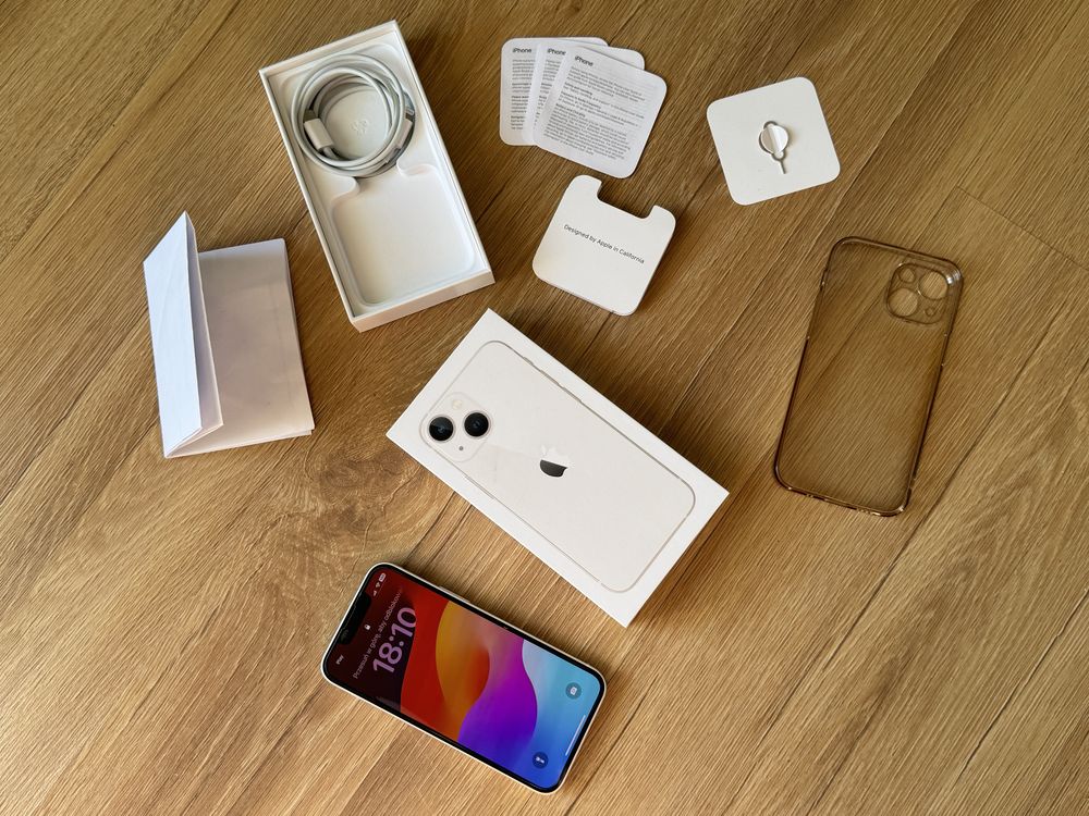 Jak nowy faktura iPHONE 13 mini 128GB Starlight Stan sklepowy + Gratis