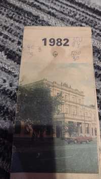 Stary kalendarz 1982 rok pamiątka PRL