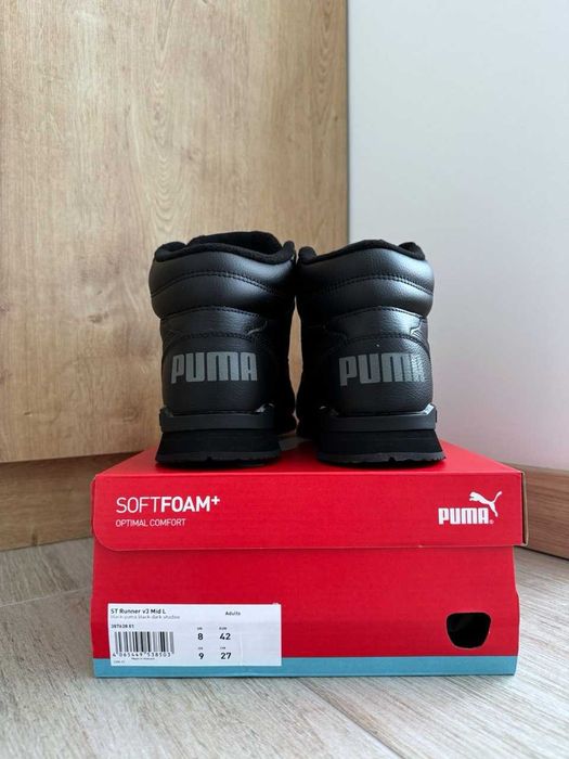 США! Зимові чоловічі кросівки Puma ST Runner V3 Mid L Оригінал! 41-46р