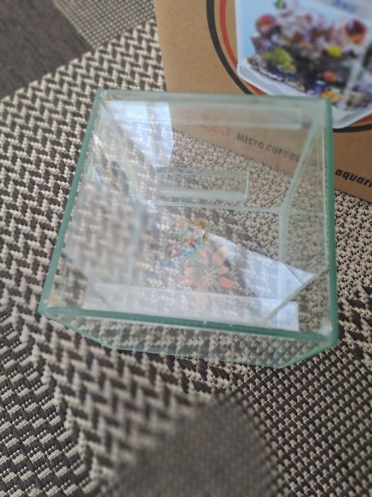 Акваріум скляний  куб