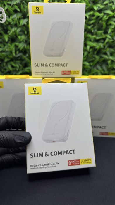 Магнітний павербанк Базеус 6000 mAh 20w Baseus magnetic powerbank