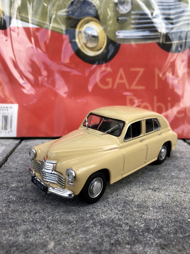 Kolekcjonerski GAZ M20 Pobieda-auta PRL,model,autka,kolekcja,zabytek