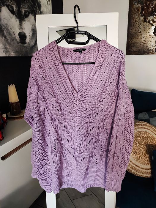Sweterek damski ażurowy