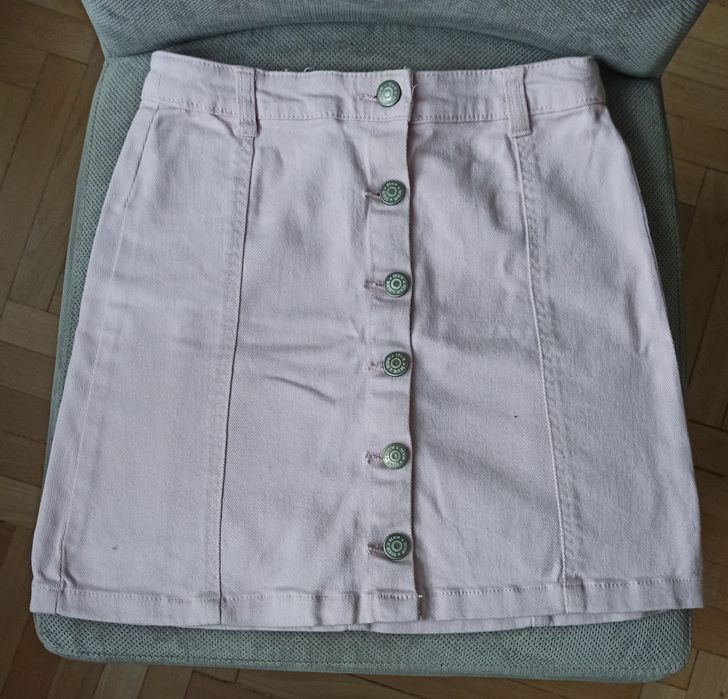 Różowa spódniczka mini