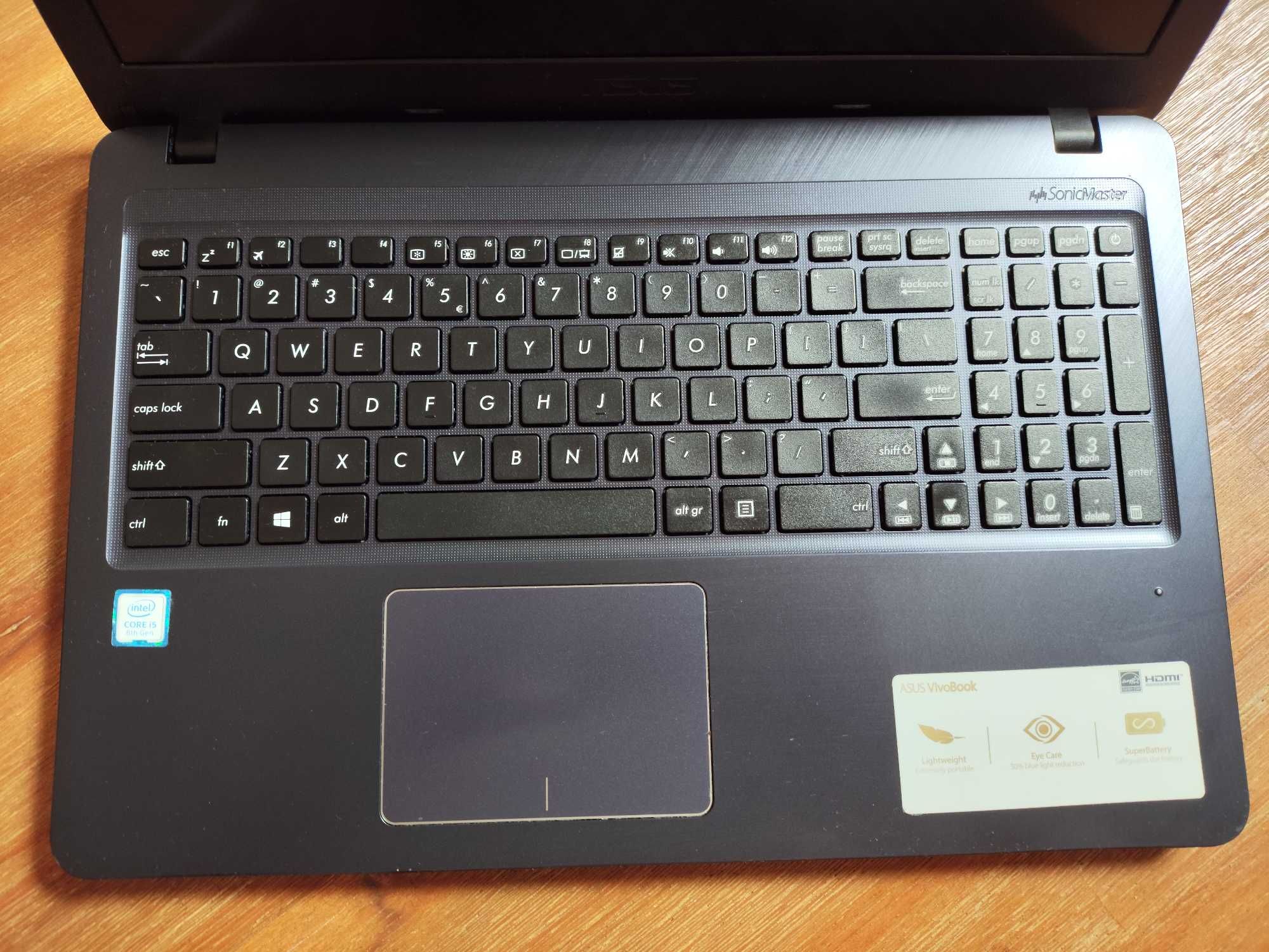 Asus Vivobook X540UA na części (dużo do odzyskania)