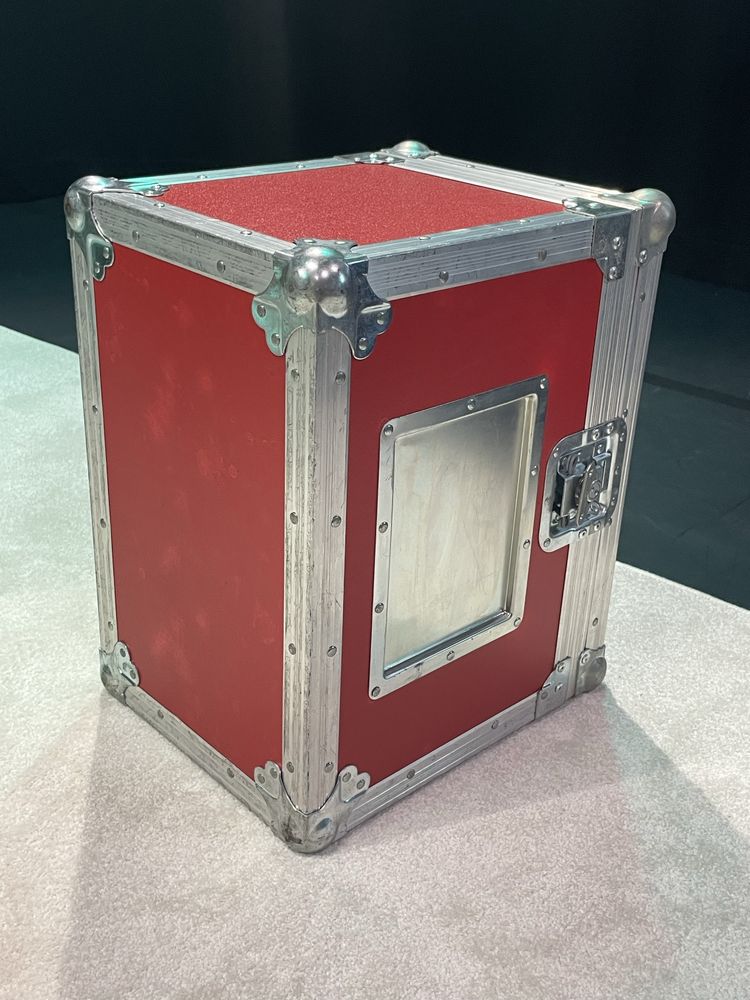 Flight case vermelha da 5 Star Cases