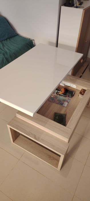 Mesa centro de sala extensível