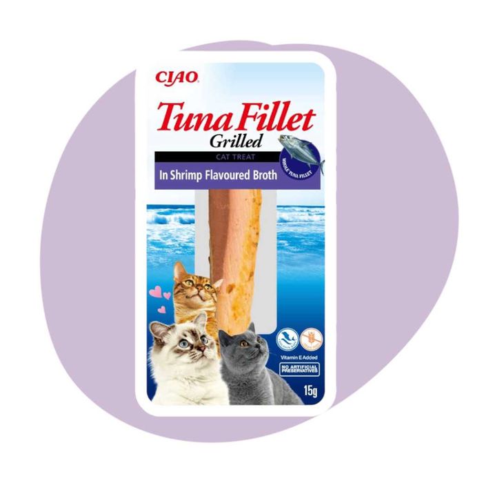 Inaba Ciao In Shrimp Broth 15g Filet tuńczyka w bulionie z krewetek