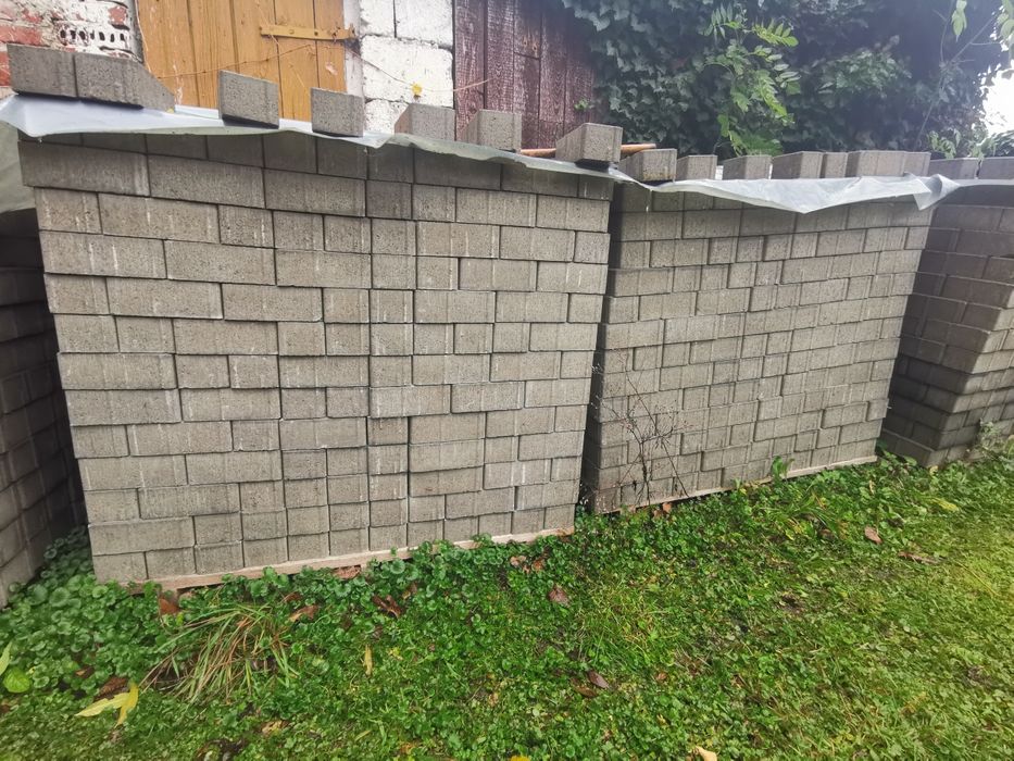 Kostka Brukowa POLBRUK 8 cm szara + grafit + obrzeża z mikrofazą