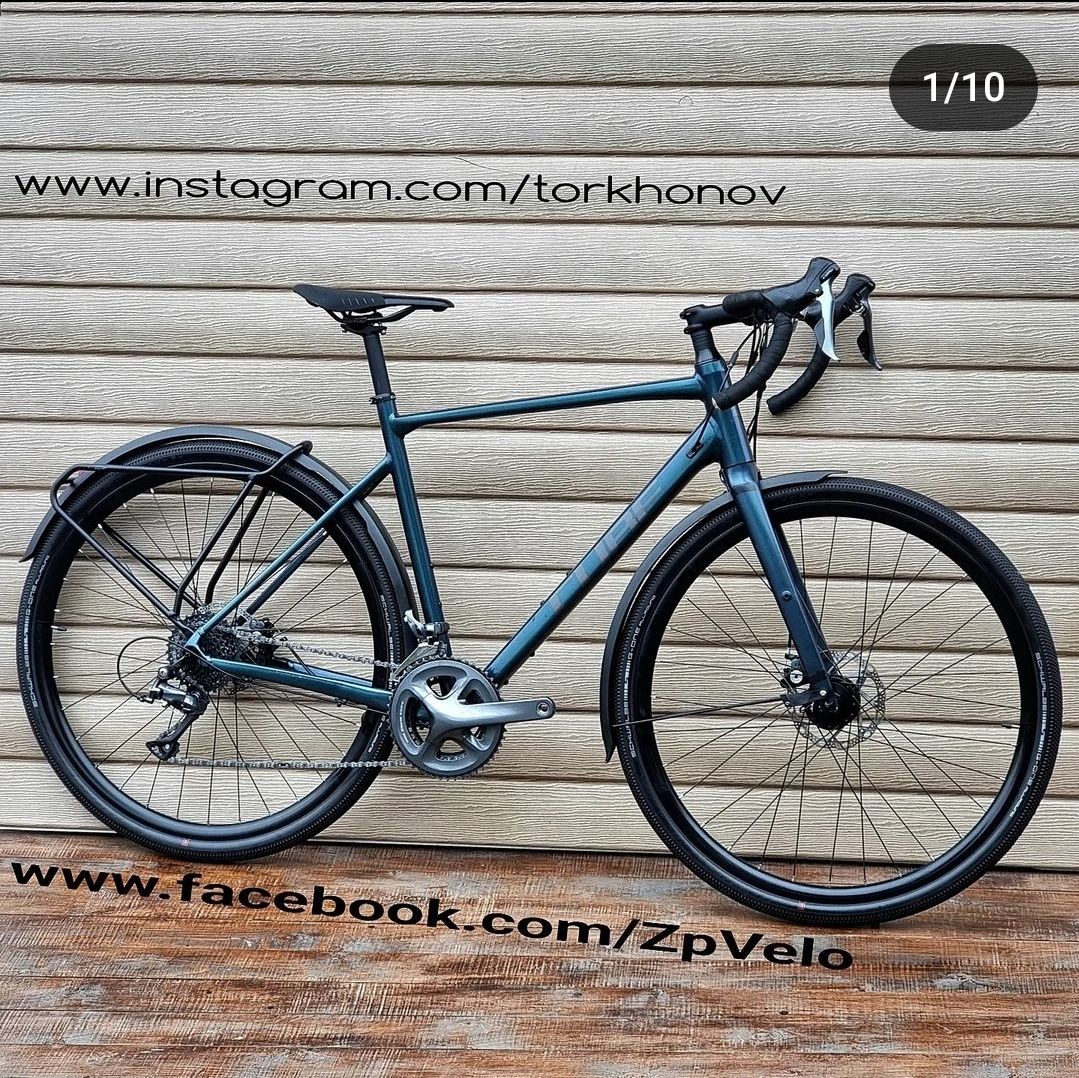 28 CUBE NUROAD DISC 2023 Gravel Shimano Claris. Вилка CARBON. Disc