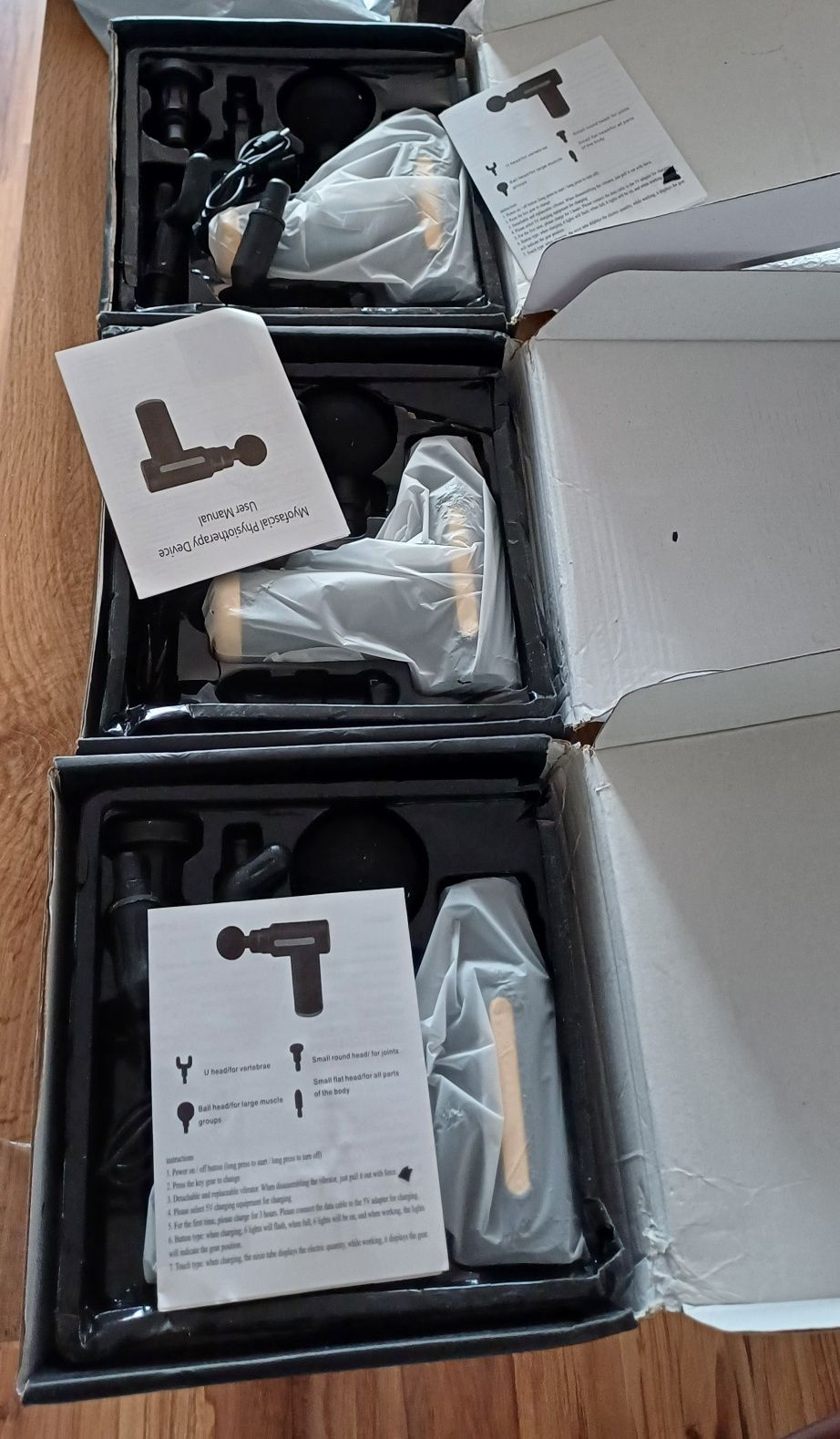 Pistolet do masażu masażer wibracyjny