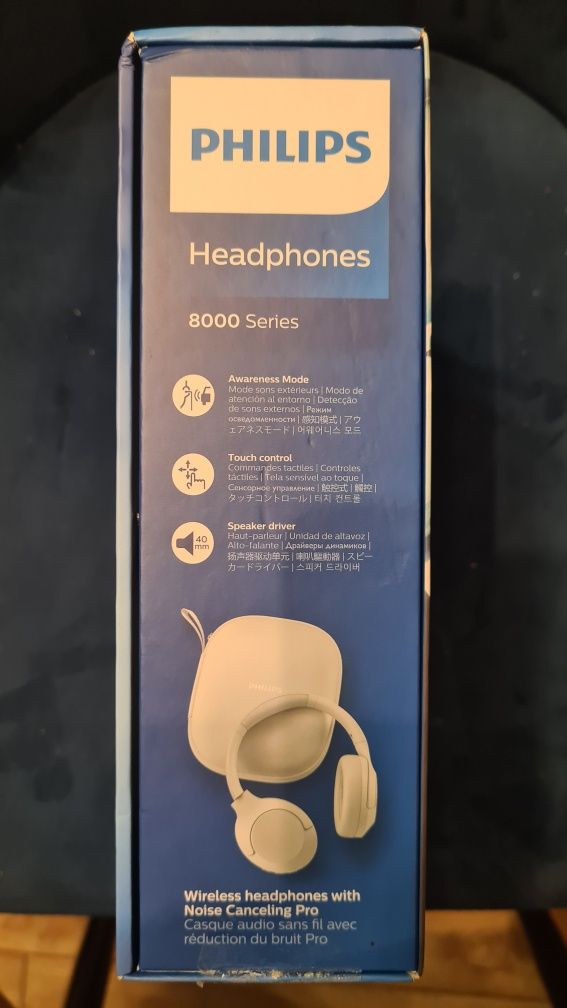 Słuchawki nauszne Philips TAH8506WT/00 Białe Gwarancja do 2028.12