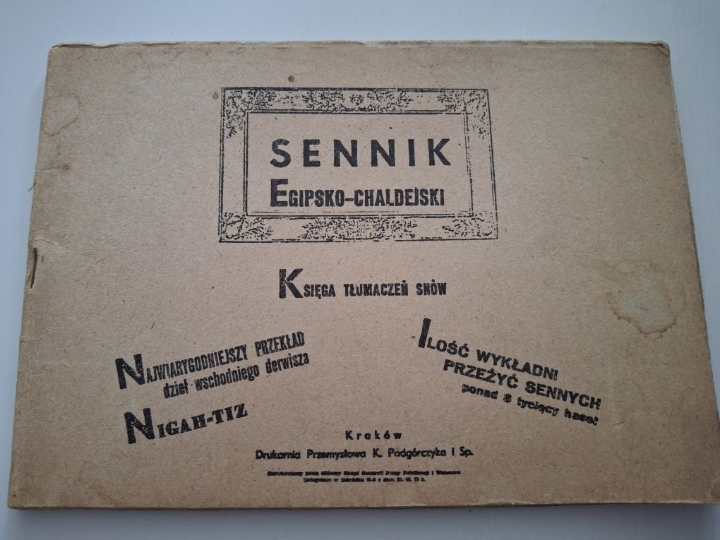 Sennik Egipsko-chaldejski