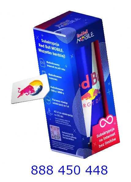 Złoty numer telefonu Red Bull Mobile