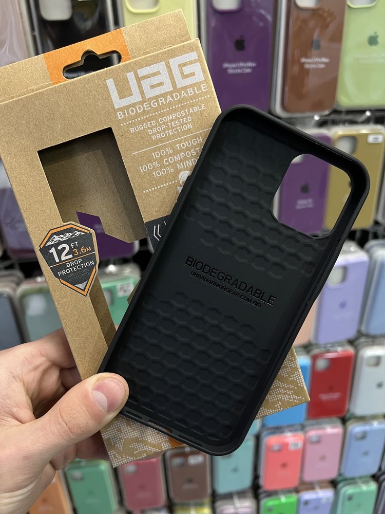 Протиударний чехол uag iphone 13 айфон уаг кейс case чорний