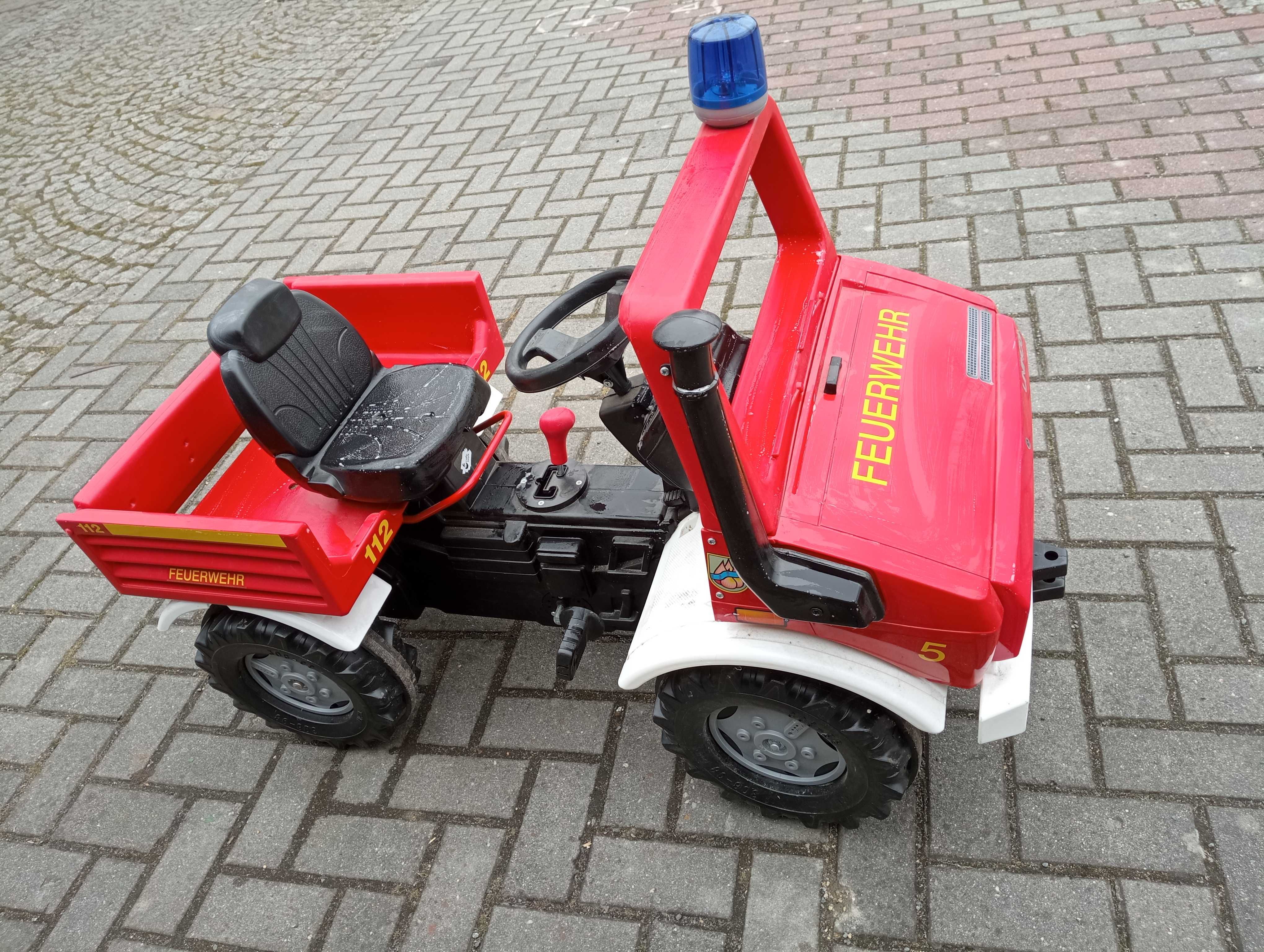 Auto straż pożarna na pedaly