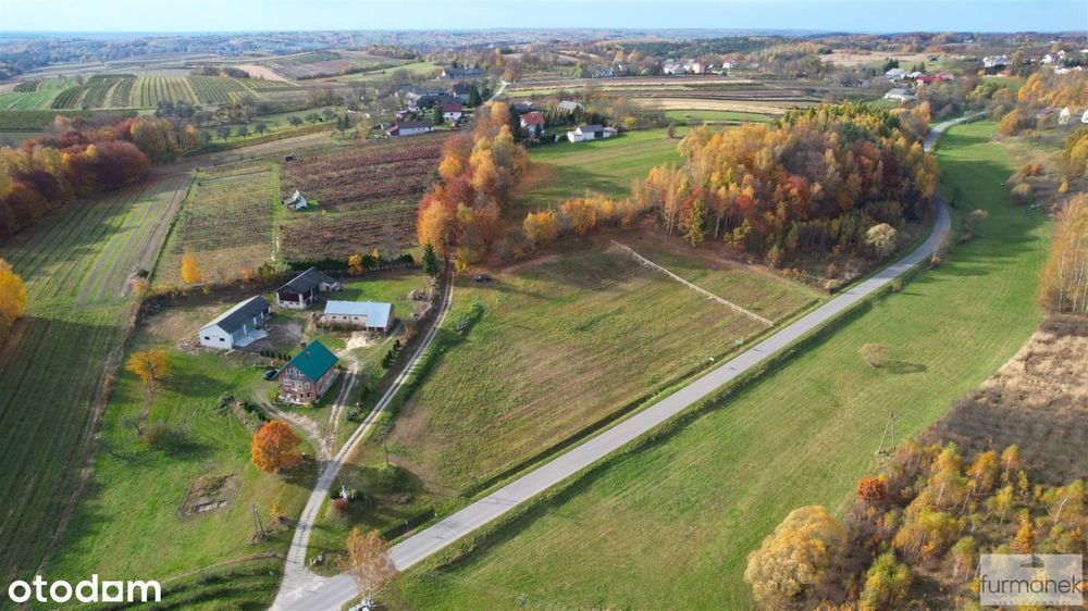 Działka budowlana 26 arów na malowniczym Roztoczu