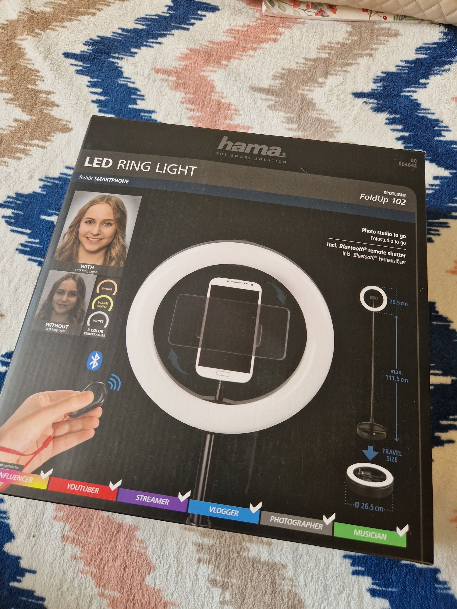 led ring light Hama