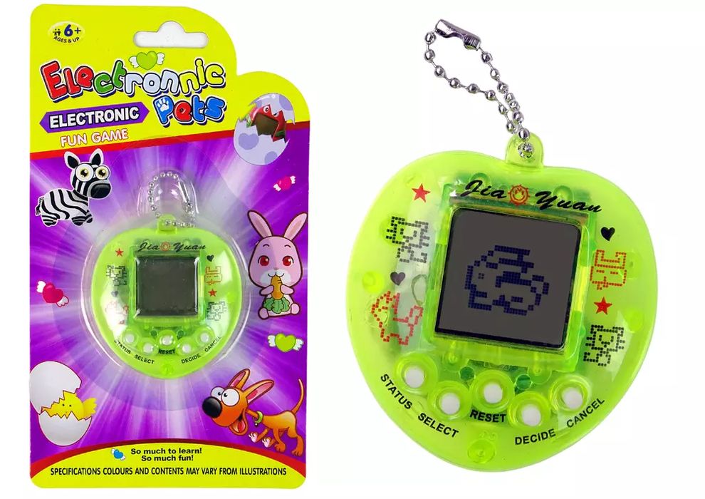 Tamagotchi seledynowe. Leantoys