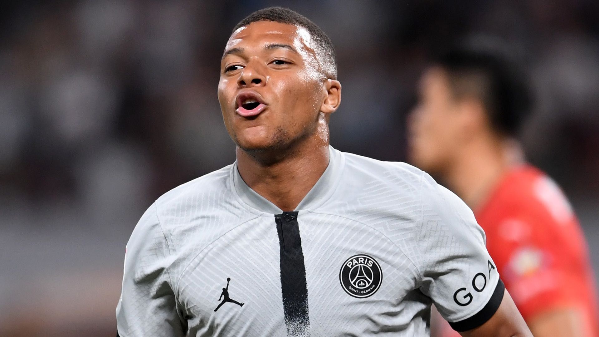 Camisola equipa Futebol PSG 2022/23 Mbappe ( L ) Equipamento Bola