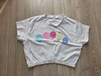 Reserved krótki top t-shirt smileyworld 128