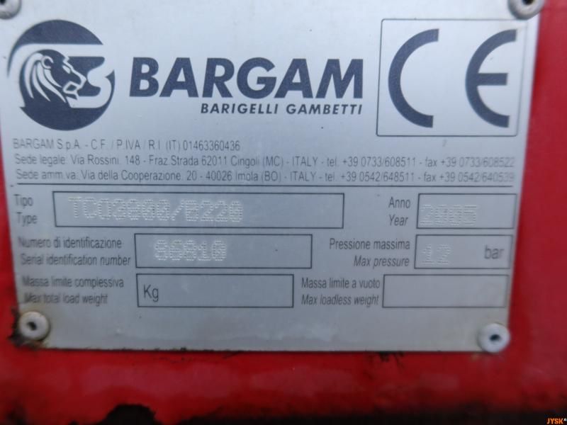 Opryskiwacz Bargam 4000 Compact 4000l/20m.