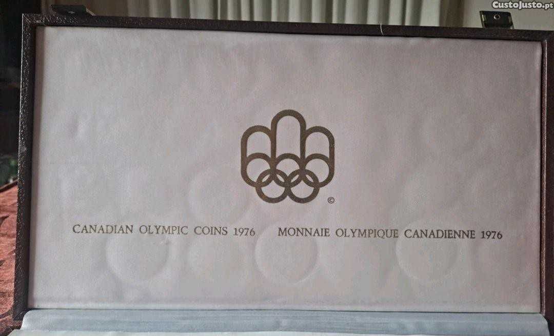 Coleção moedas prata JO Montreal 1976