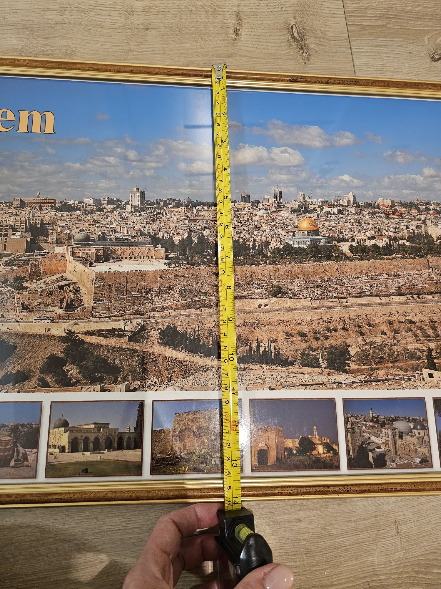 Obraz plakat fotogratia szklo w ramie Jeruzalem