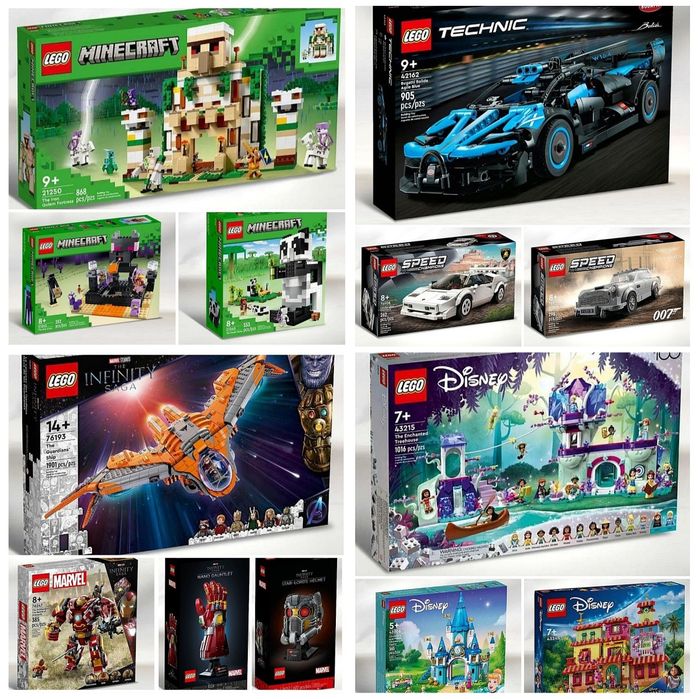 120 ОБ'ЯВ з ЛЕГО сіті майнкрафт френдз марвел Гаррі ніндзяго star wars