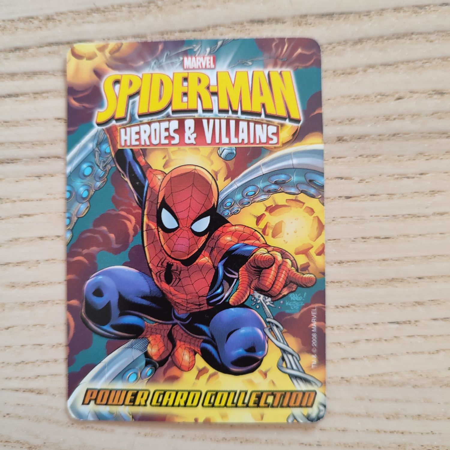 Green Goblin kolekcjonerska karta ze Spiderman Heroes & Villains Marve