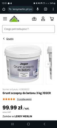 Jeger grunt sczepny do betonu