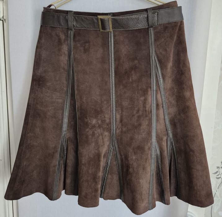 Спідниця жіноча замшева Promod, розмір М