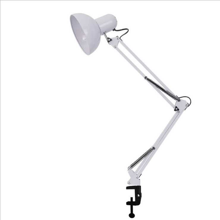 Настільна лампа на струбцині з металевим плафоном (MS-00272/О)