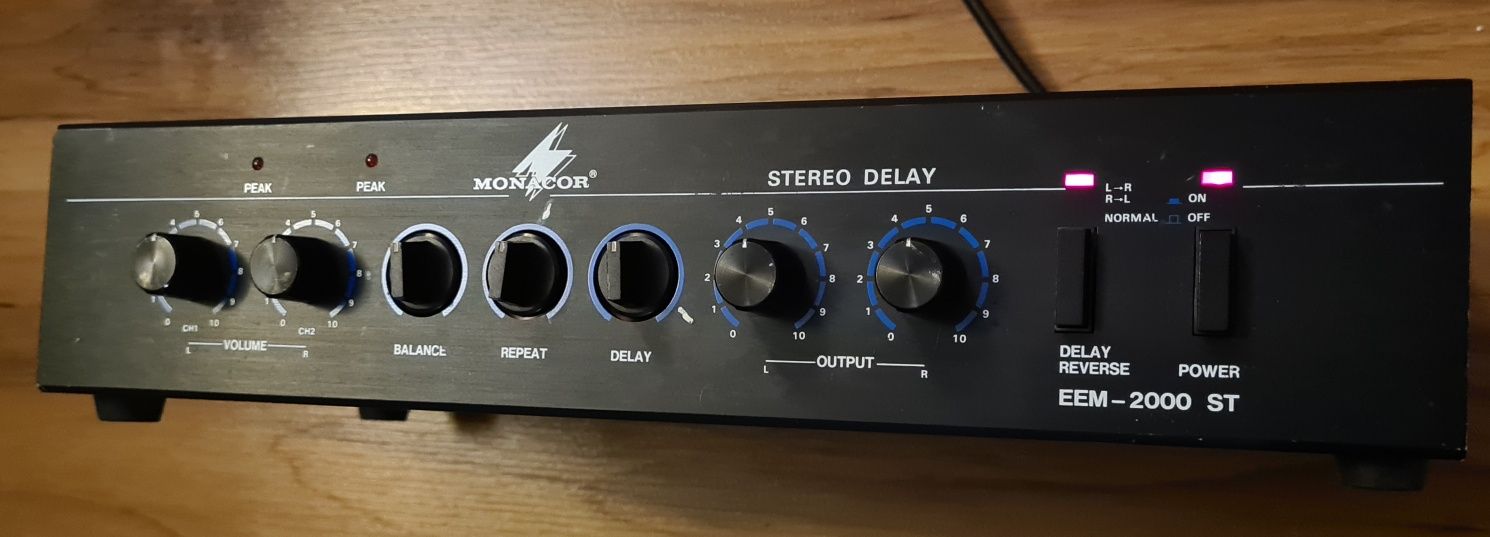 Monacor EEM-2000ST Stereo Delay Analog