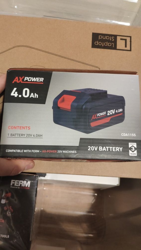 Akumulator bateria FERM AX-power 20V 4 Ah 4Ah CDA1155 action Graphite