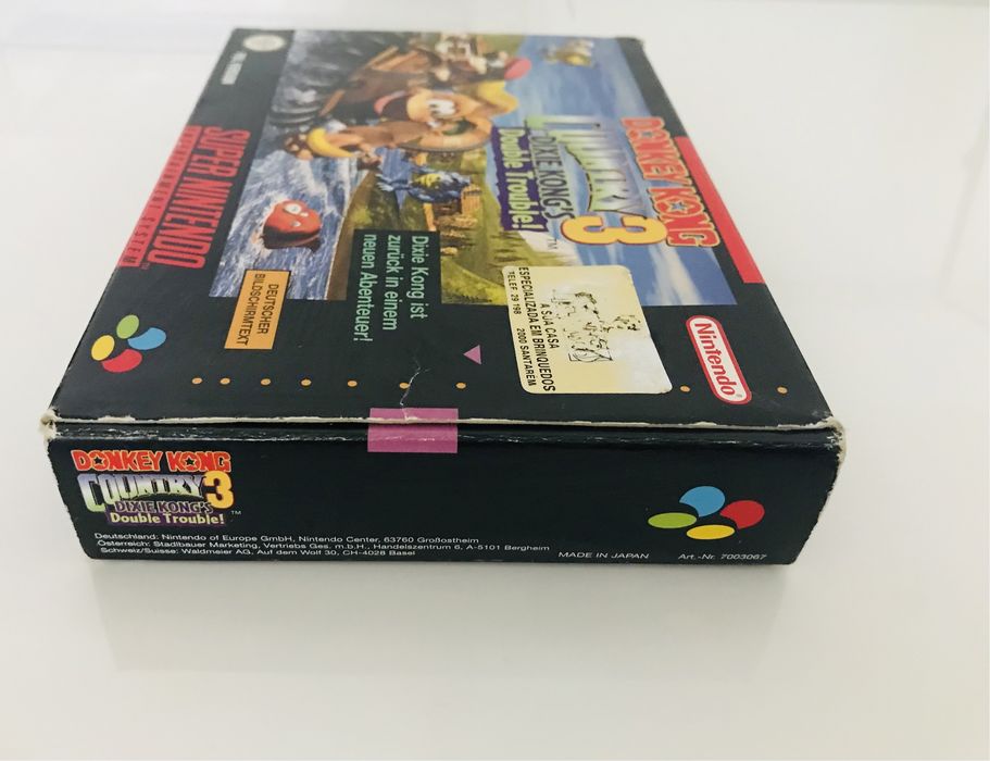 Donkey Kong Country 3 Dixie Kong’s Double Trouble! Super Nintendo Snes