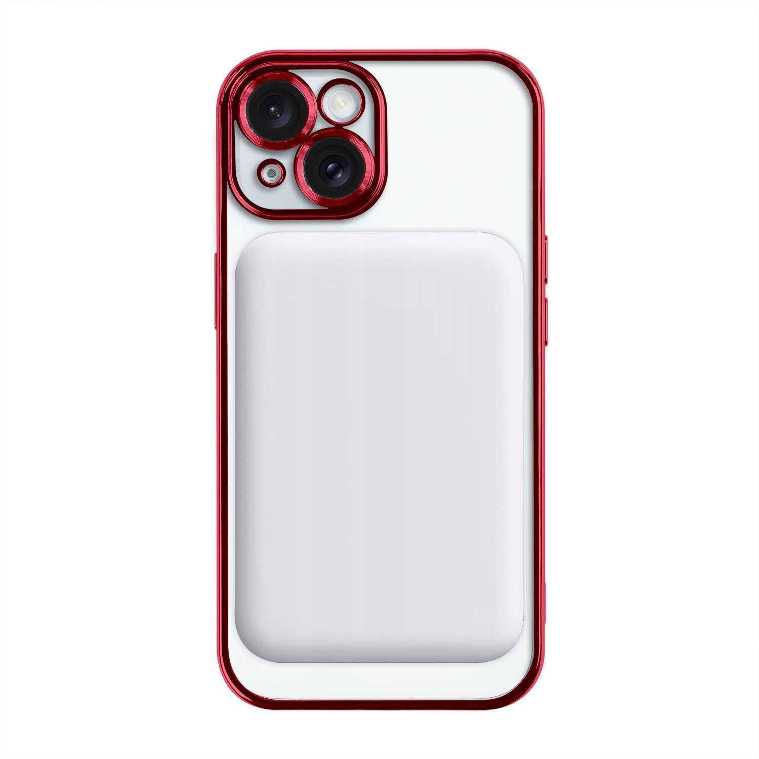 Etui Obudowa Plecki Case Magsafe Iphone 13/14/15 Plus Pro Max Czerwone