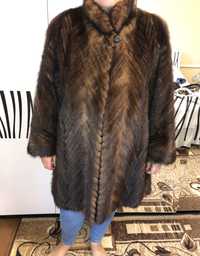 Жіноча дубленка пальто кашемірове демисезон зима норкова шуба
