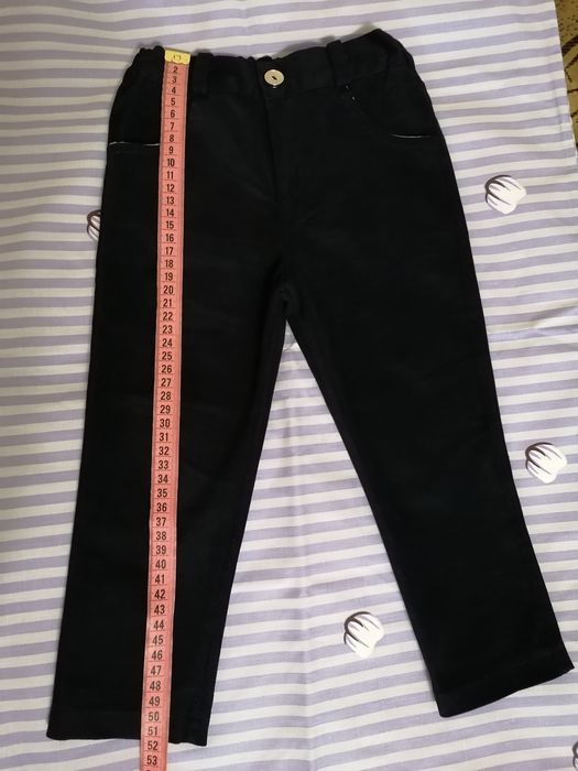 Брюки микровельвет для мальчика на утренник/праздник осень-весна 92р.