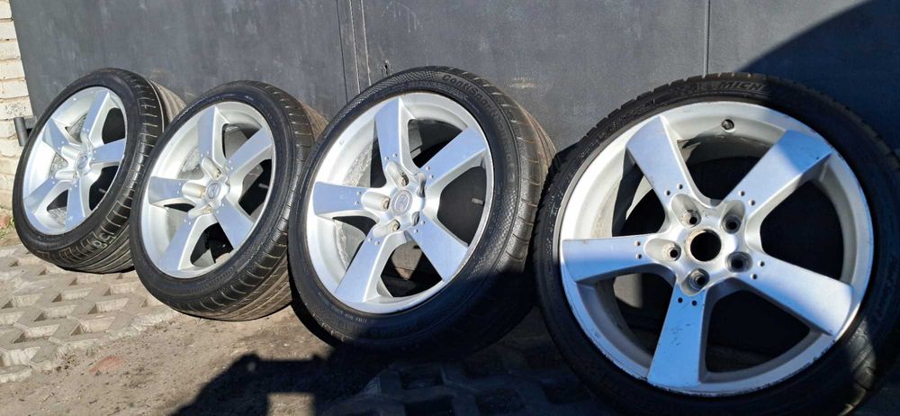 KOŁA MAZDA RX8 ALUFELGI RX-8 18 8J 5x114.3 +opony 225/45/18 ALUFELGI