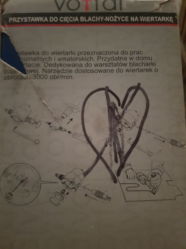 Przystawka do cięcia blachy